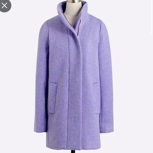 J Crew Factory City coat in hthr hyacinth color. MOVING SALE!! OBO!